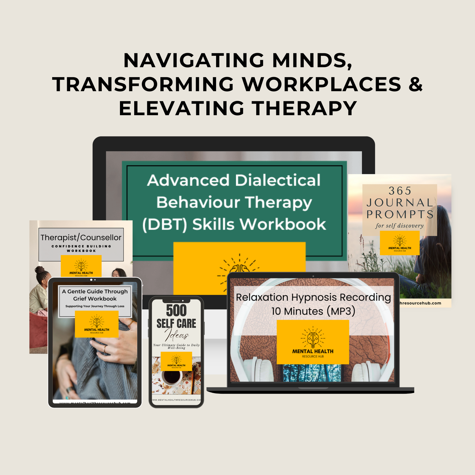Mental Health Resource Hub Product Showcase