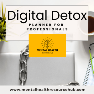 Digital Detox Planner for Professionals